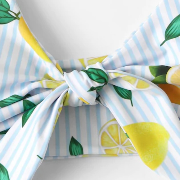❗️LAST ONE❗️LEMON STRIPE BIKINI - Picture 4 of 5